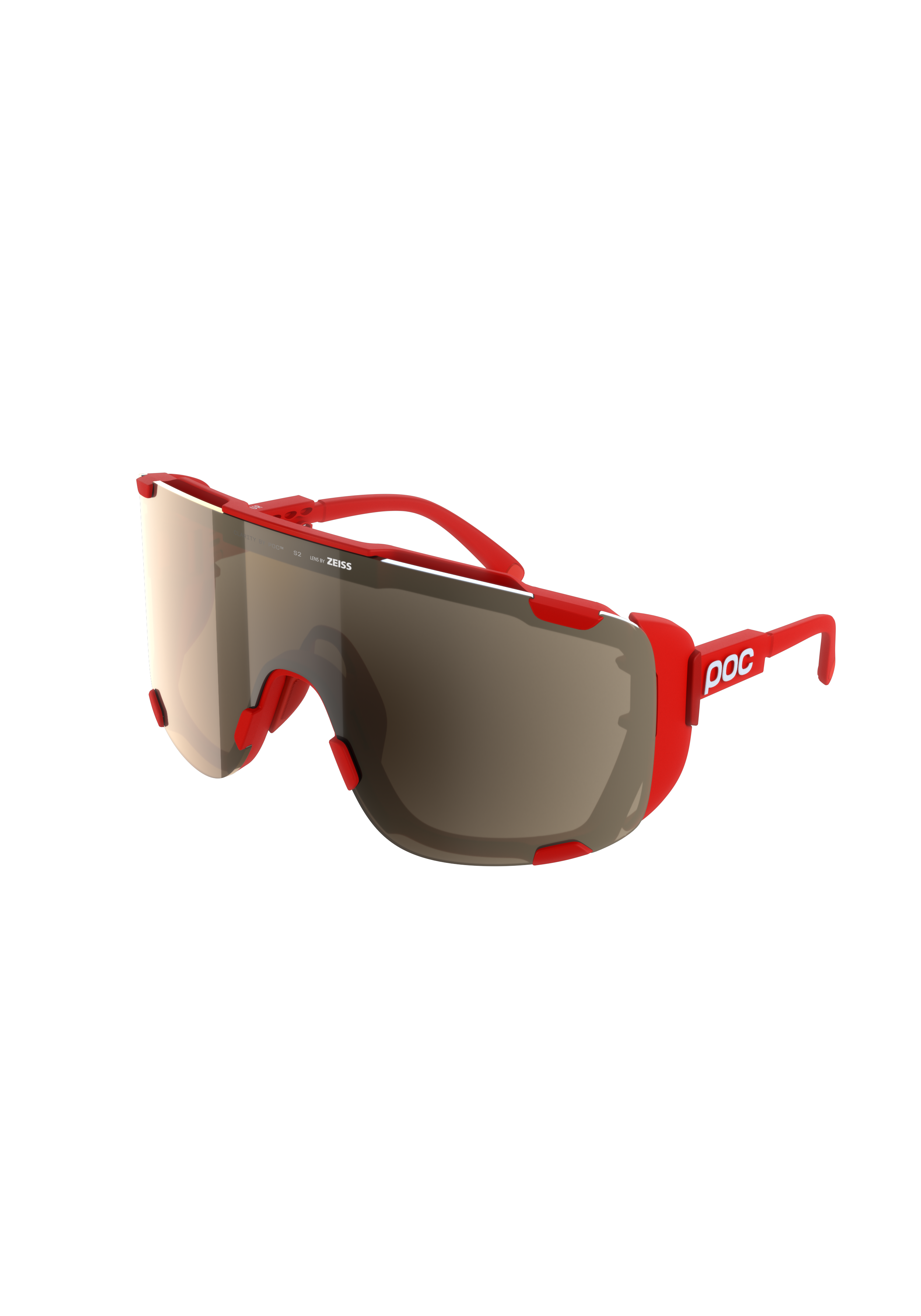POC - POC - Devour Ultra - Cycling Sunglasses - Red - One Size - Cycling Eyewear - Red - One Size