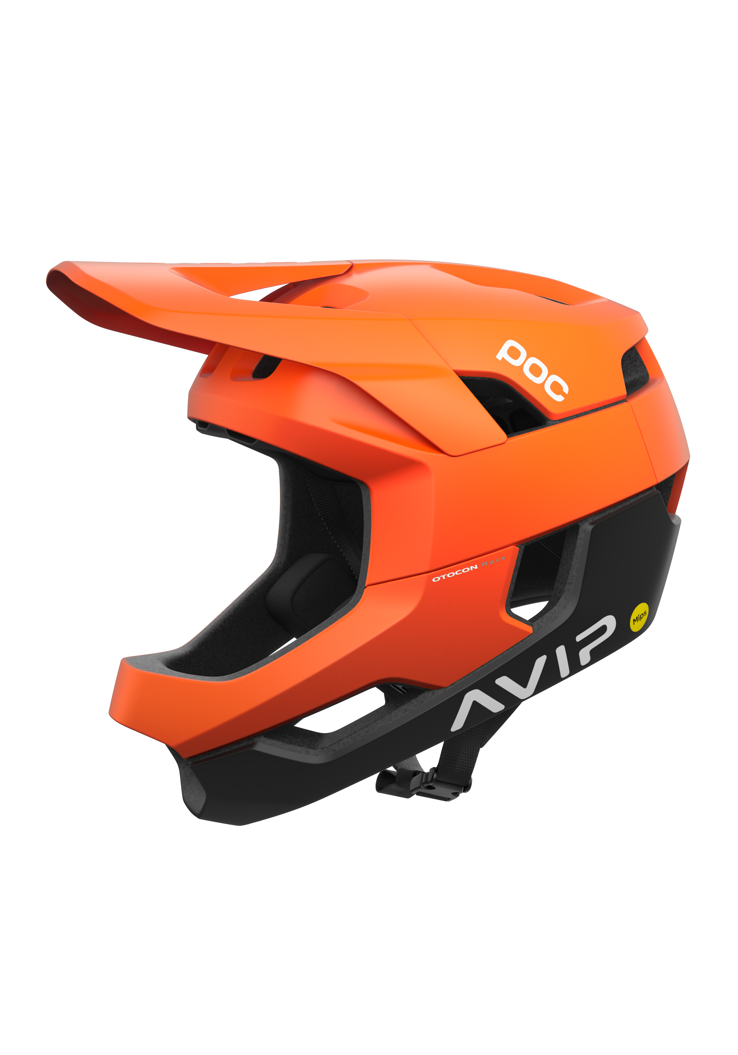 POC - POC - Otocon Race MIPS - MTB Helmet - Full-Face - Full-Face - Orange - L - MTB Helmet - Full-Face - Orange - L