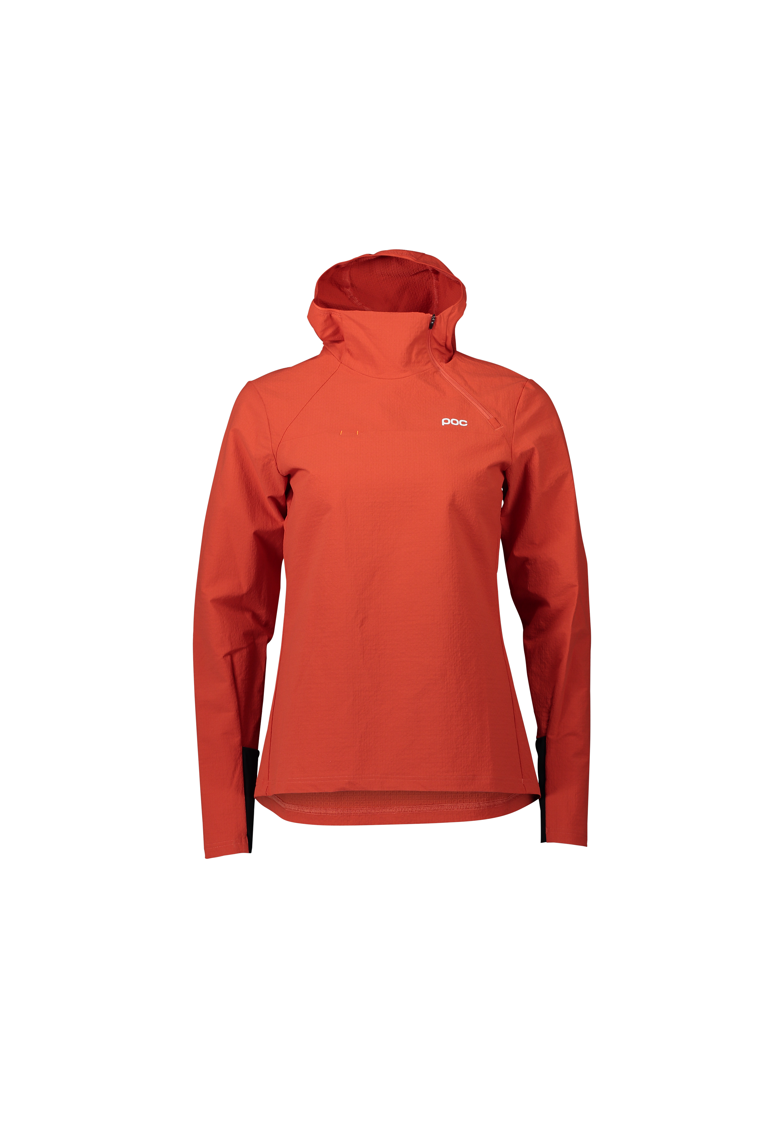 POC - POC - Women's Mantle Thermal Cycling Hoodie - Bike Apparel - Red - L - Bike Apparel - Red - L