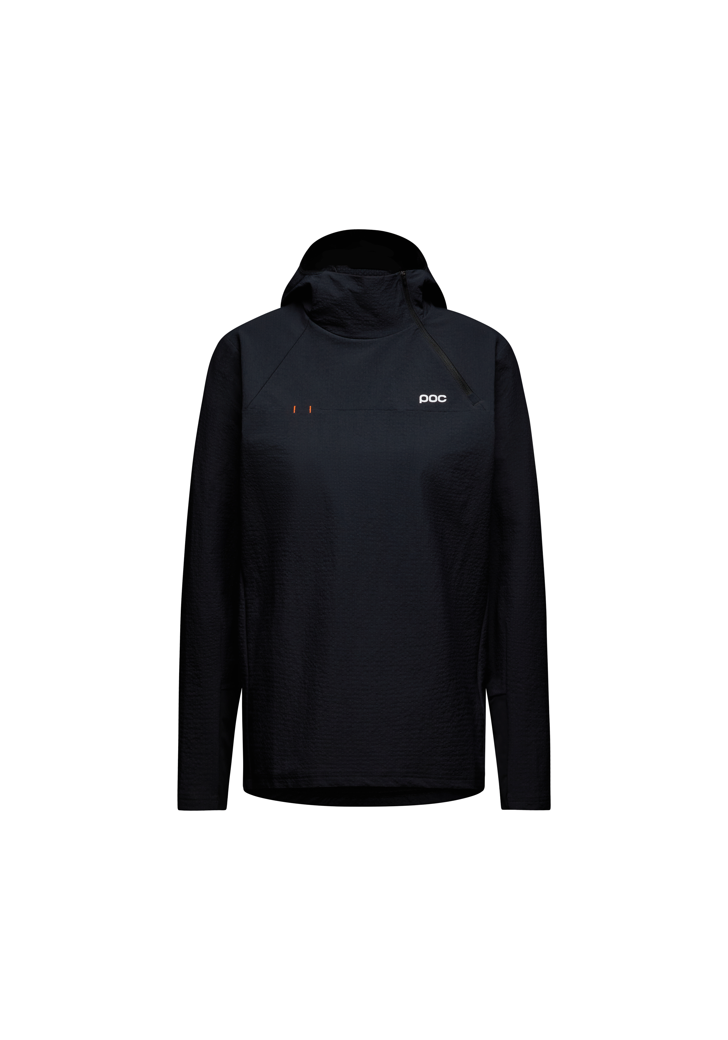 POC - POC - Women's Mantle Thermal Cycling Hoodie - Bike Apparel - Black - L - Bike Apparel - Black - L