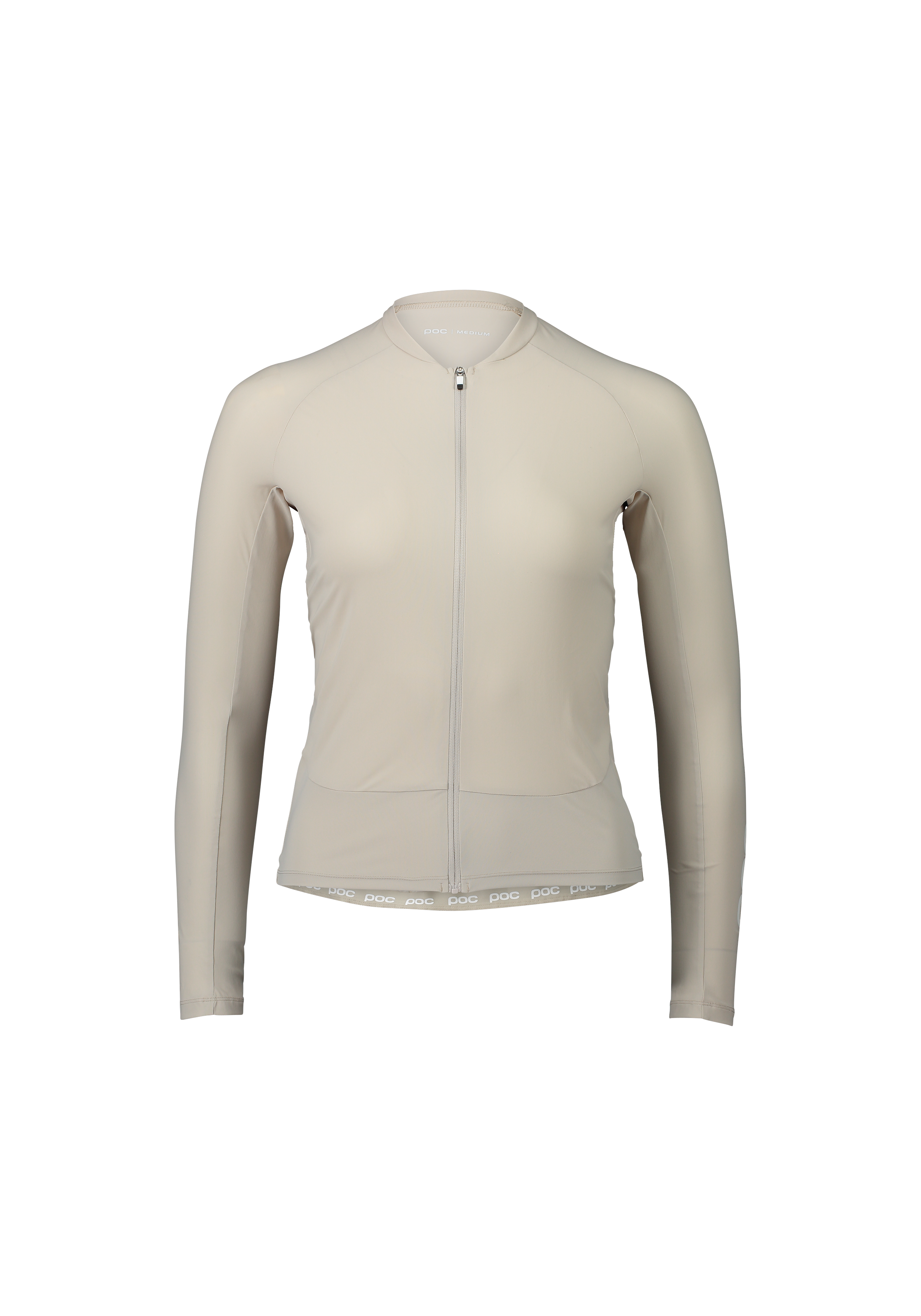 POC - POC - Women's Essential Long Sleeve Road - Cycling Jersey - Beige - L - Cycling Jersey - Beige - L