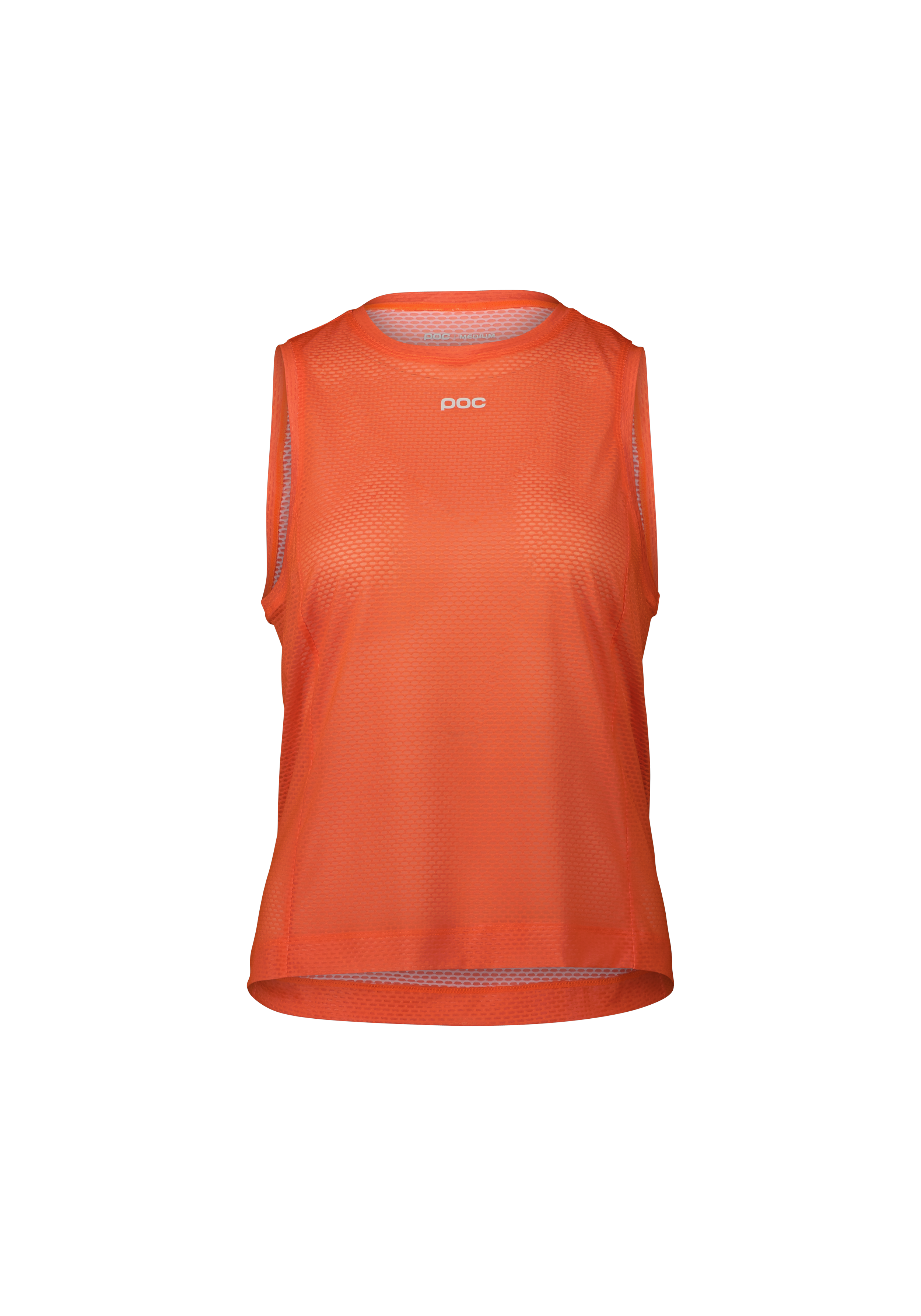 POC - POC - Women's Air Vest Indoor Cycling - Bike Apparel - Orange - L - Bike Apparel - Orange - L
