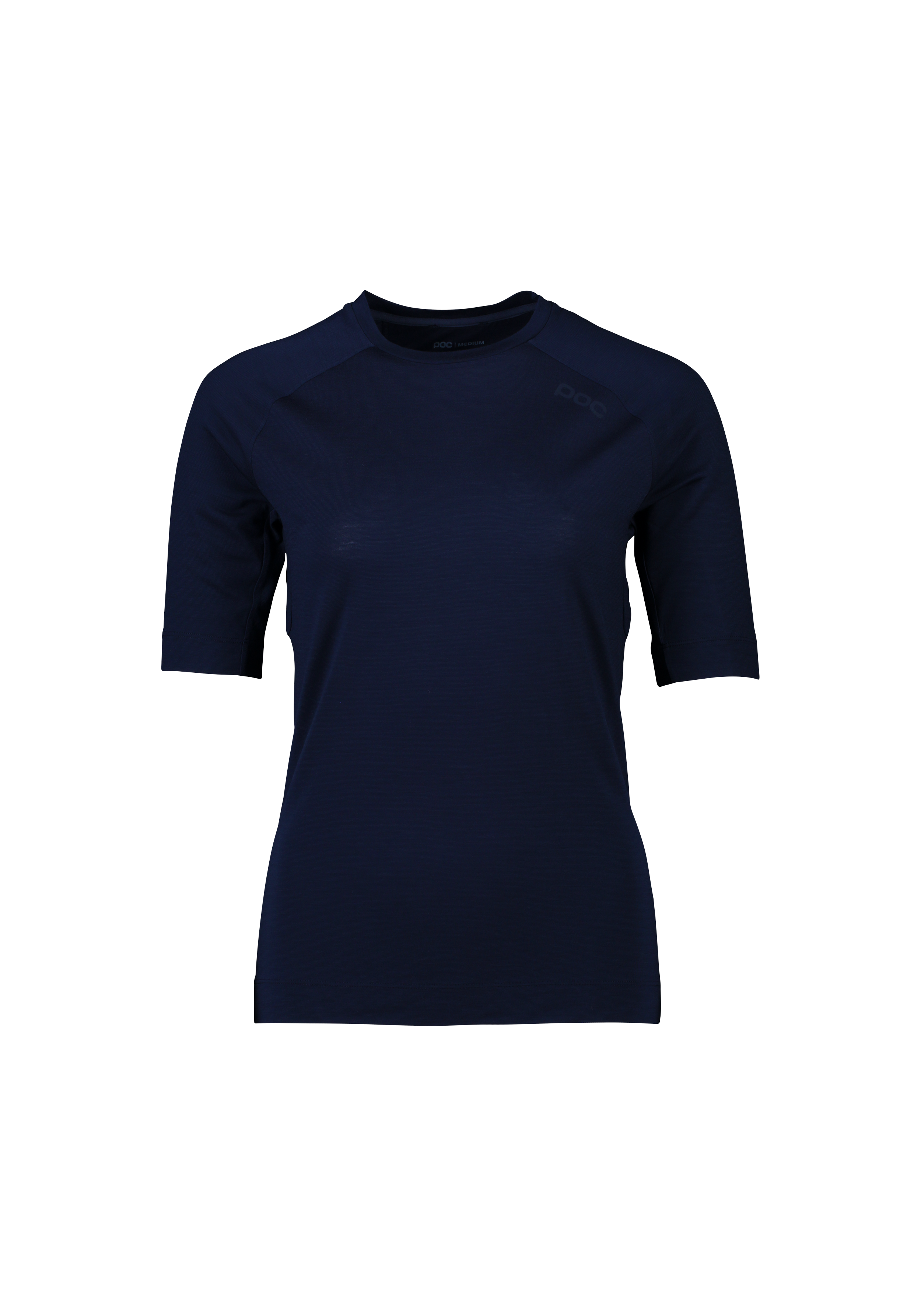 POC - POC - Women's Light Merino Tee - Bike Apparel - Blue - L - Bike Apparel - Blue - L