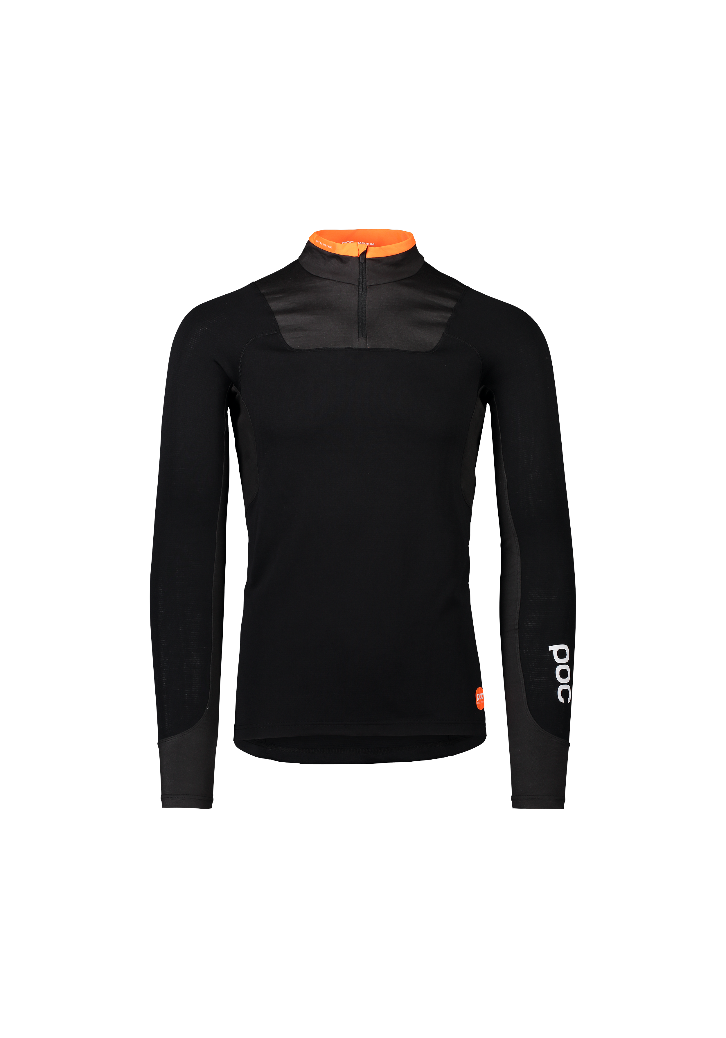 POC - POC - Men's Resistance Layer Ski Jersey - Ski Apparel - Black - L - Ski Apparel - Black - L