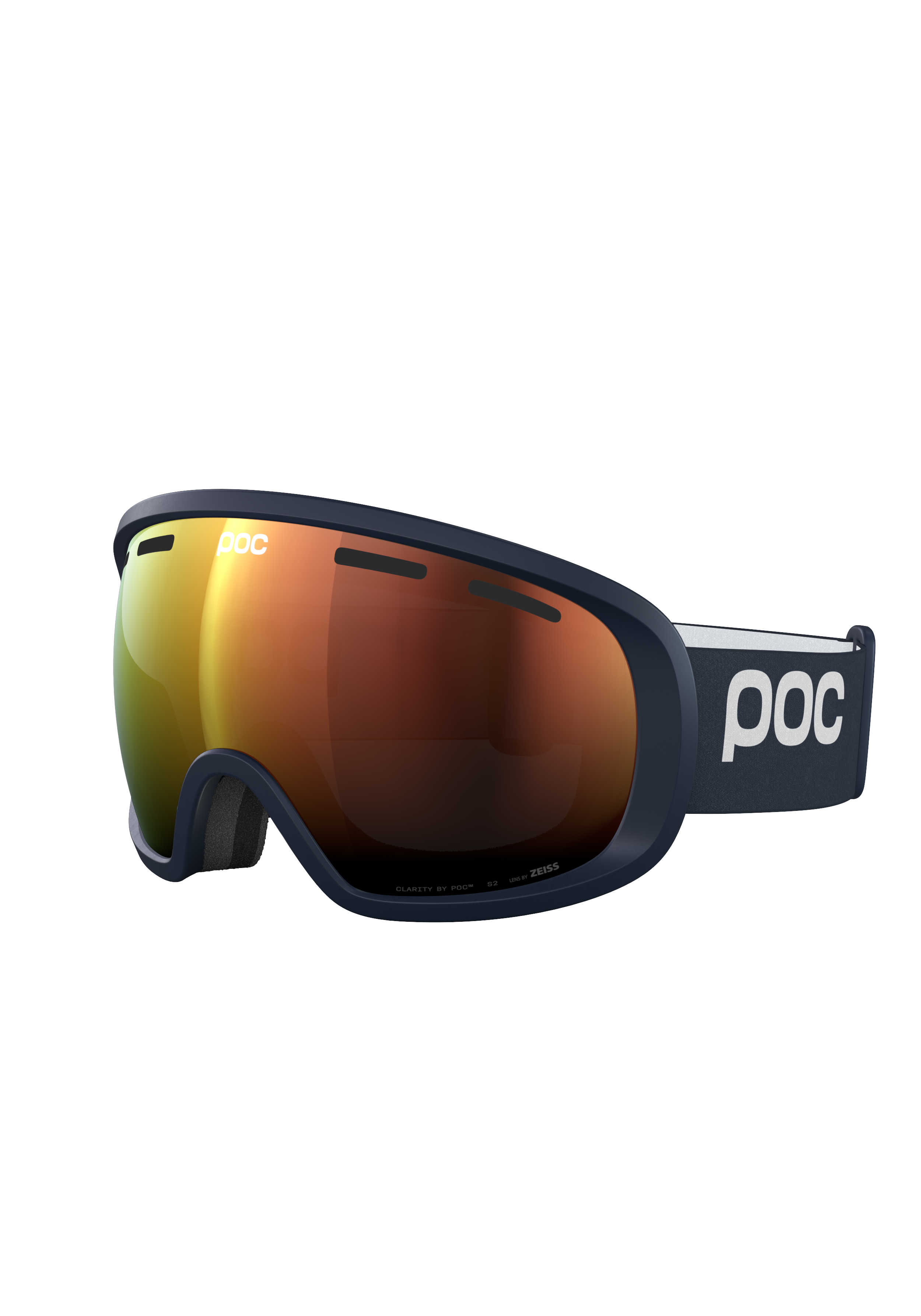 POC - POC - Fovea Wide Fit Ski Goggle - Ski Goggles - Blue - Wide Fit - Ski Goggles - Blue - Wide fit