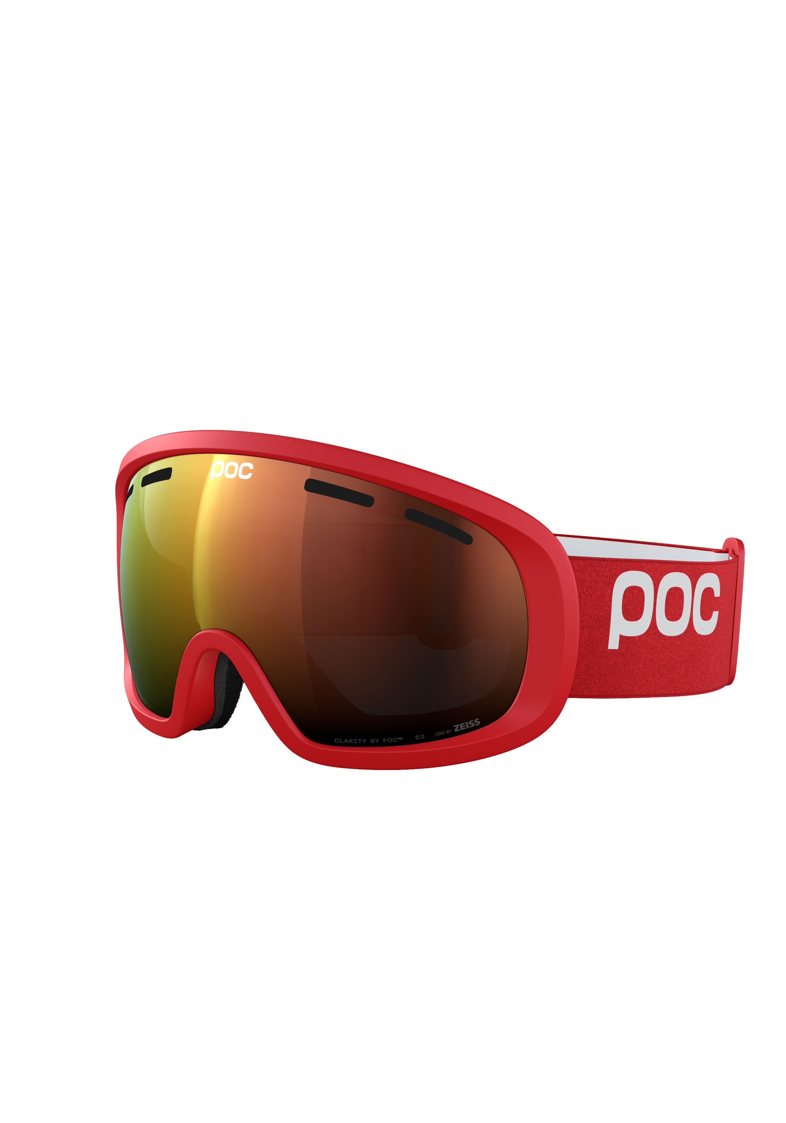 POC - POC - Fovea Mid - Ski Goggles - Red - Regular Fit - Ski Goggles - Red - Regular fit
