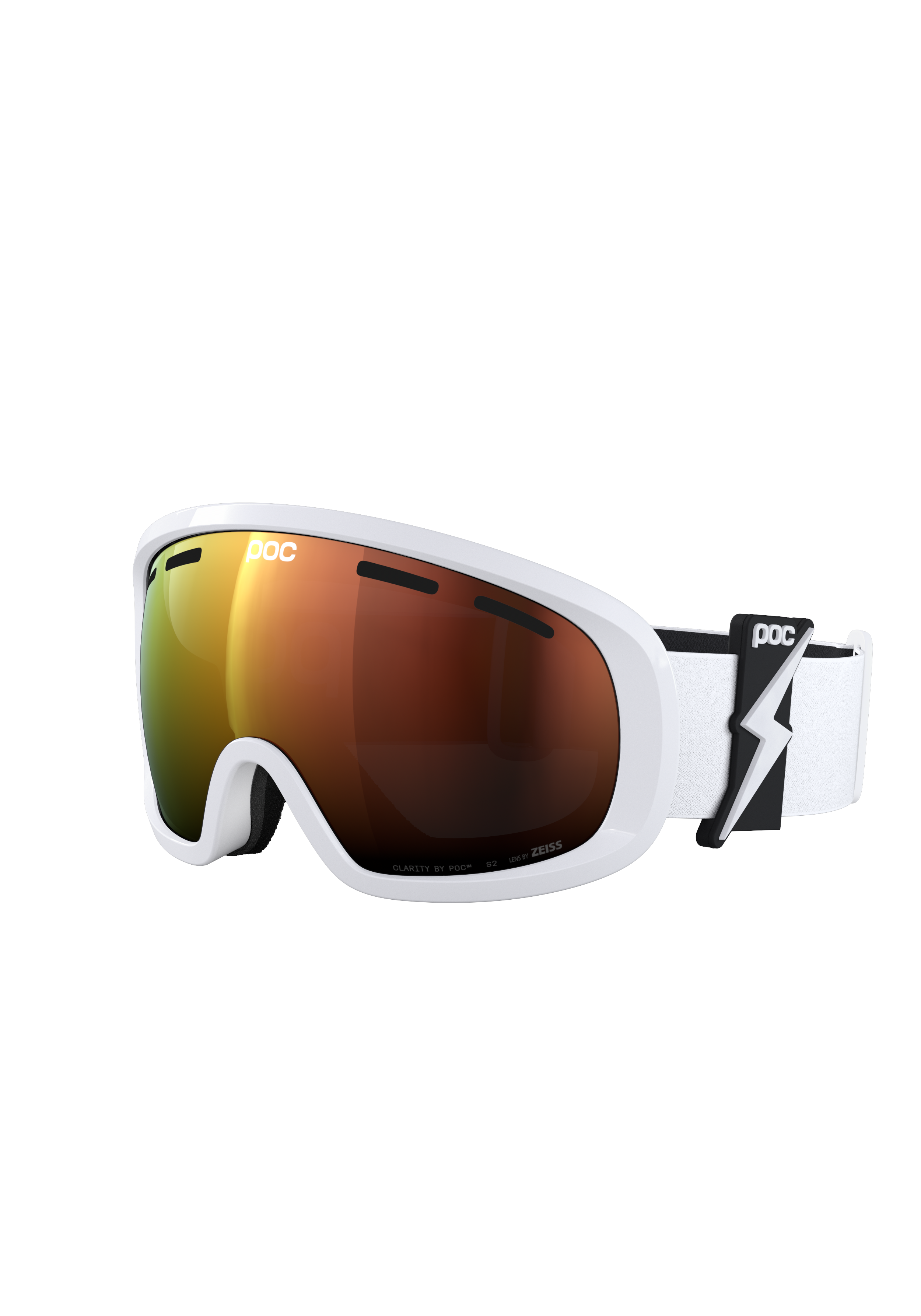 POC - POC - Fovea Mid - Ski Goggles - White - Regular Fit - Ski Goggles - White - Regular fit