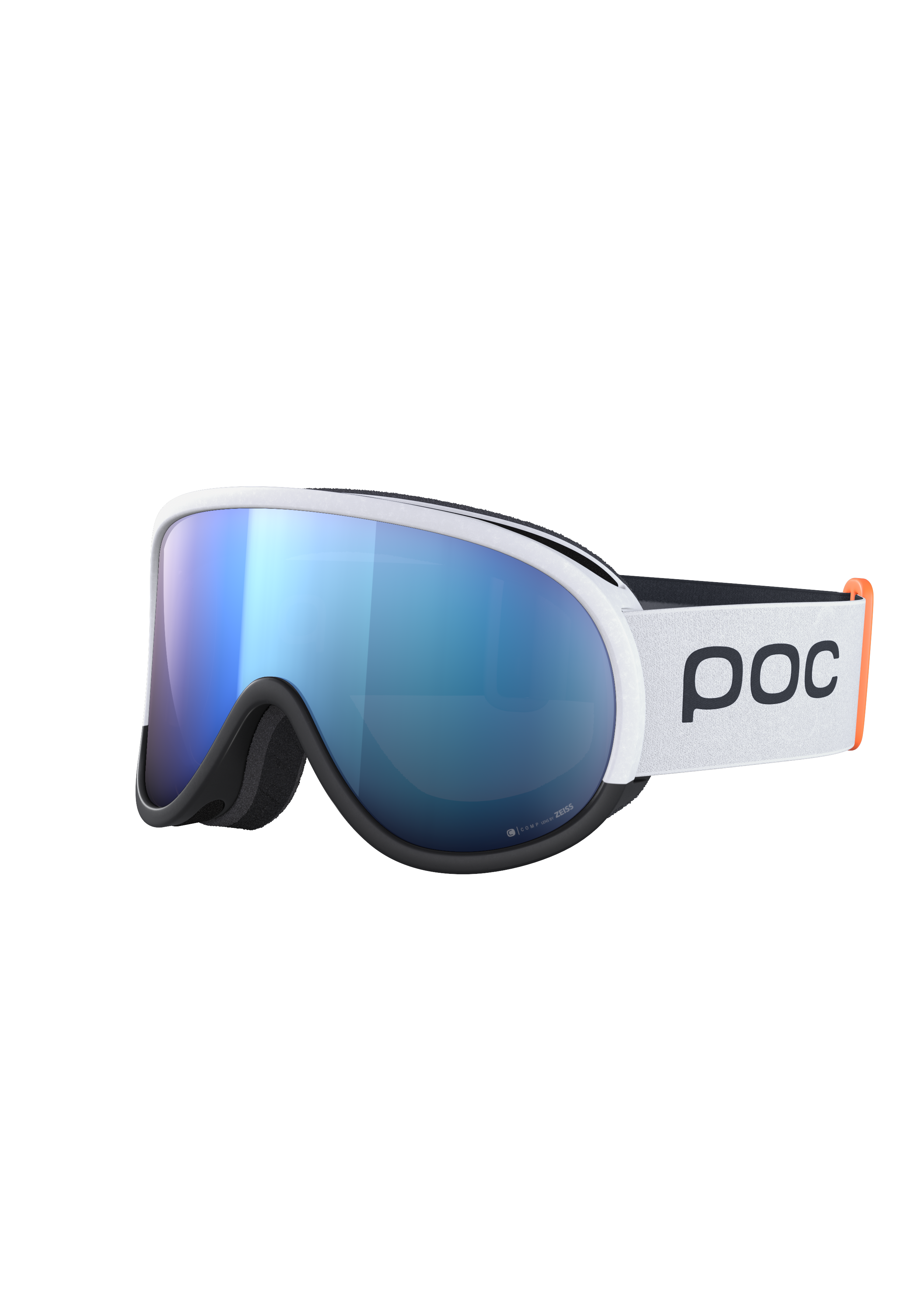 POC - POC - Retina Mid Race Ski Goggle - Ski Goggles - White - Regular Fit - Ski Goggles - White - Regular fit
