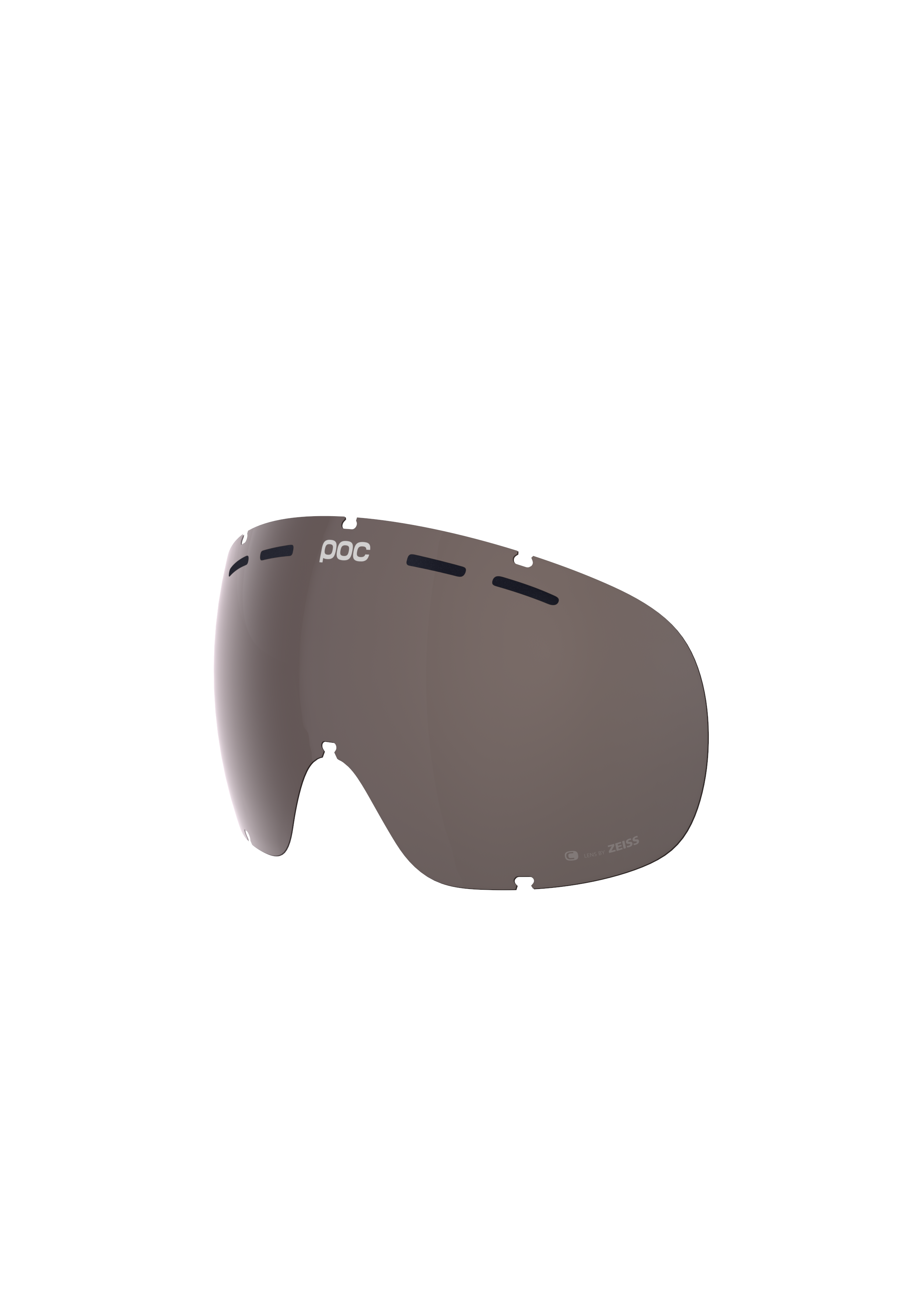 POC - POC - Fovea Mid/Fovea Mid Race Lens - Sparelens - Transparent - Regular Fit - Sparelens - Transparent - Regular fit