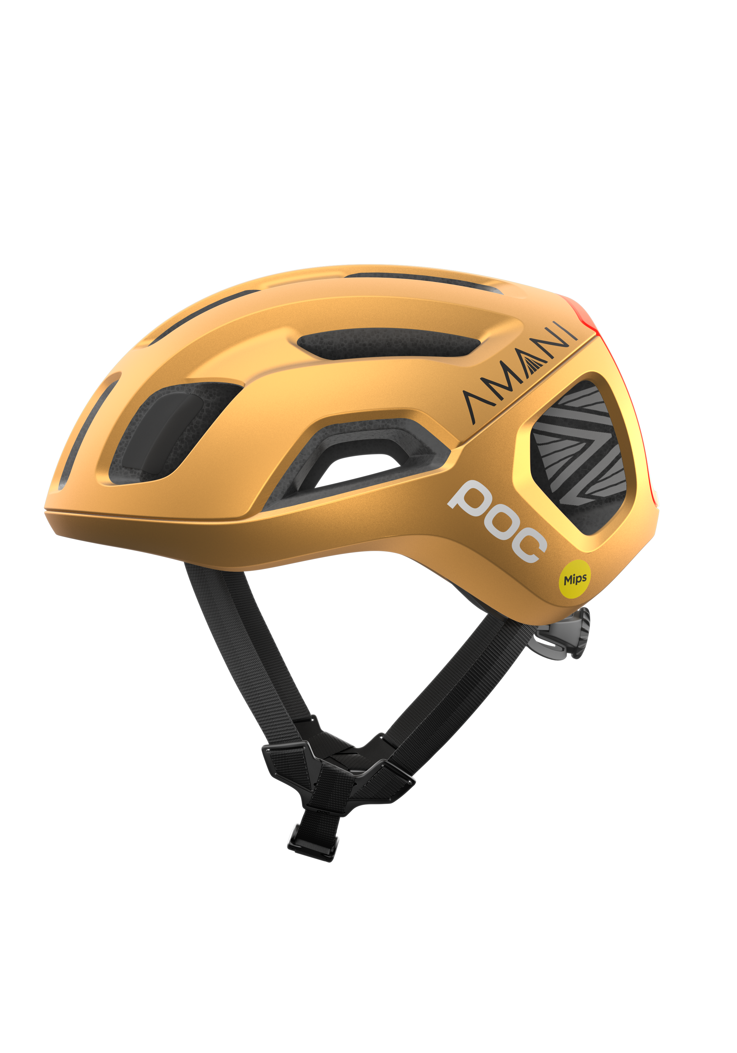 POC - POC - Ventral Air MIPS AMANI Ed. - Road Cycling Helmet - Yellow - S - Road Cycling Helmet - Yellow - S