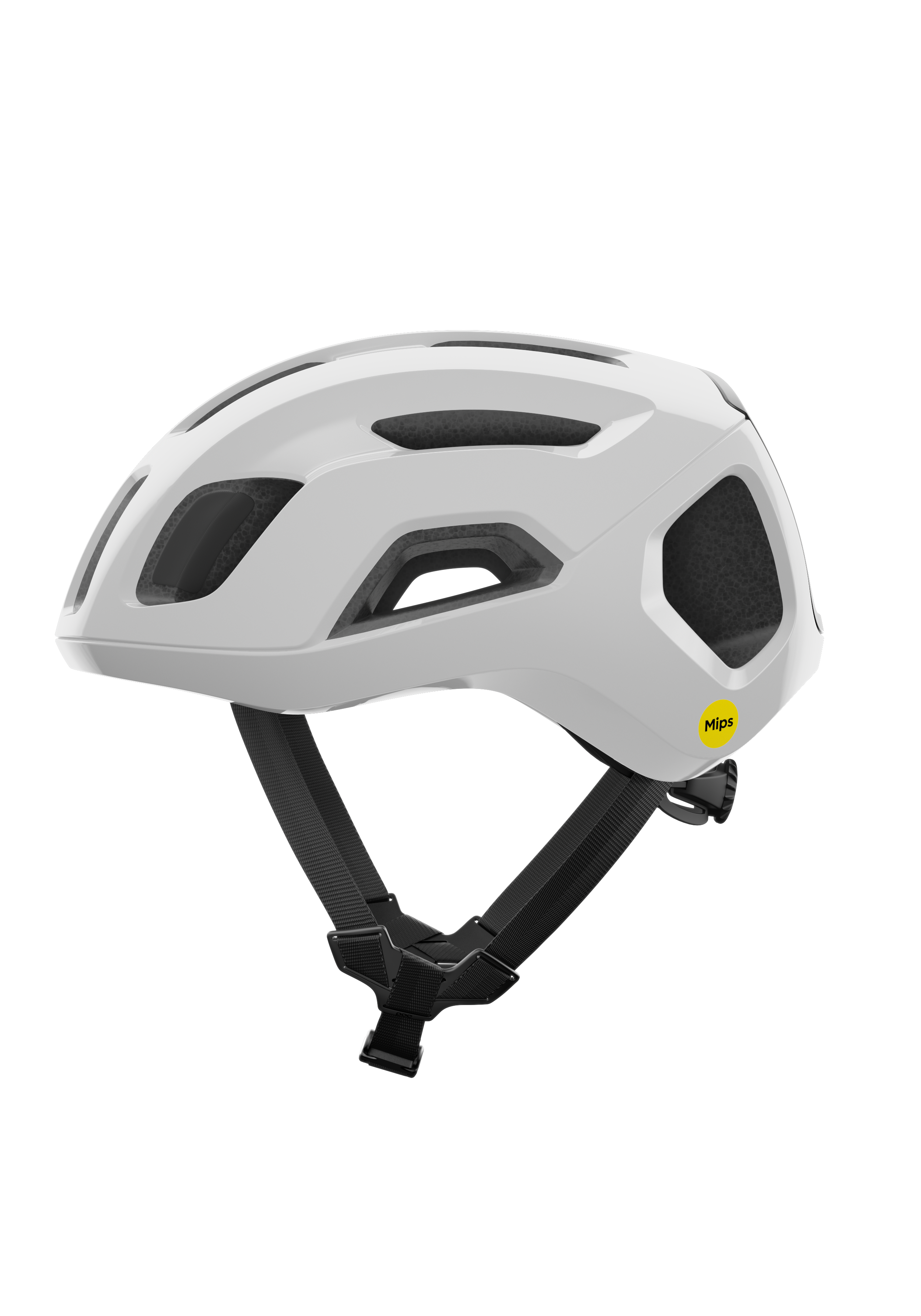 POC - POC - Ventral Air Mips Wide Fit - Road Cycling Helmet - White - S - Road Cycling Helmet - White - S
