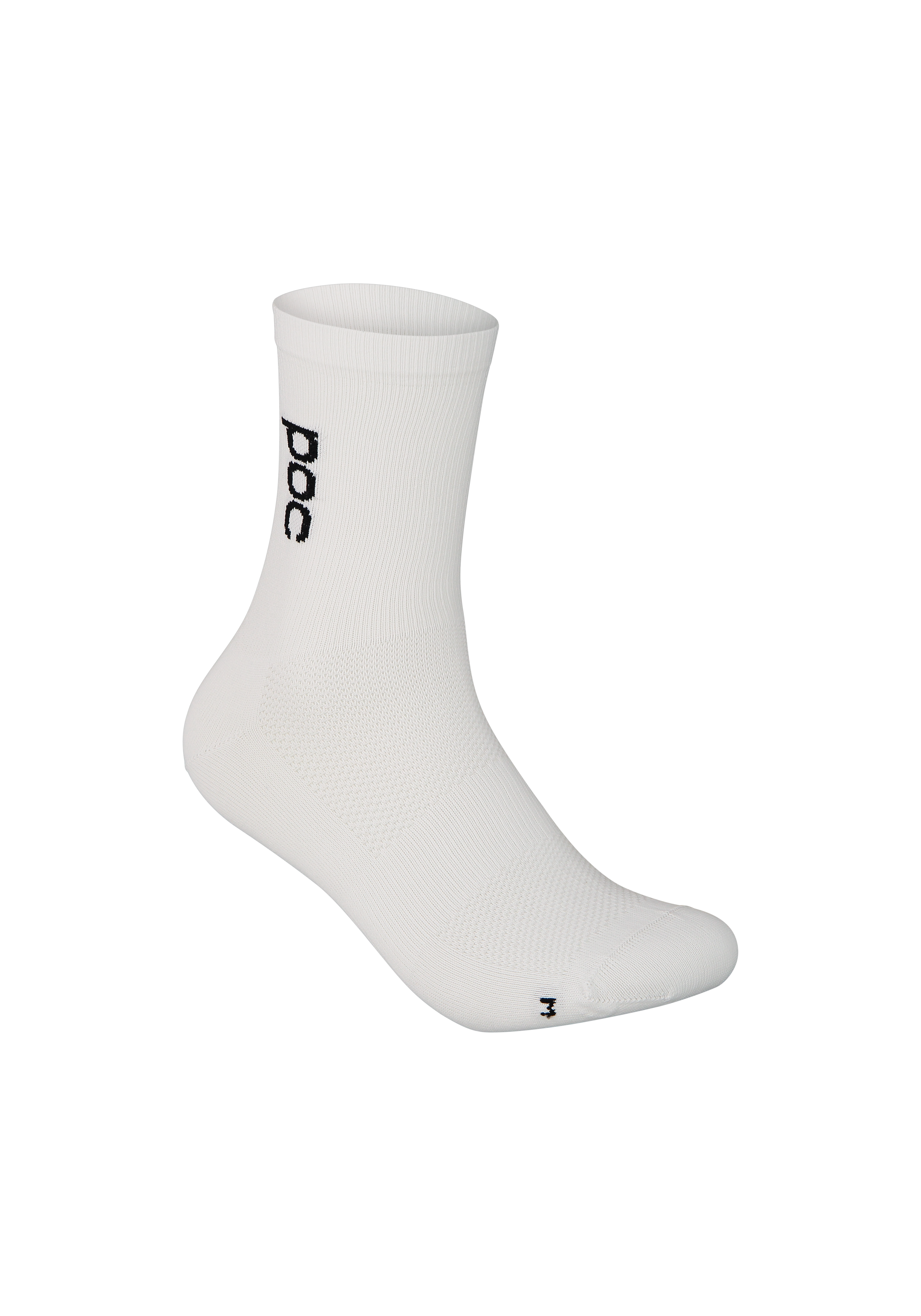 POC - POC - Soleus Lite Mid Cycling Socks - Cycling Socks - White - L - Cycling Socks - White - L