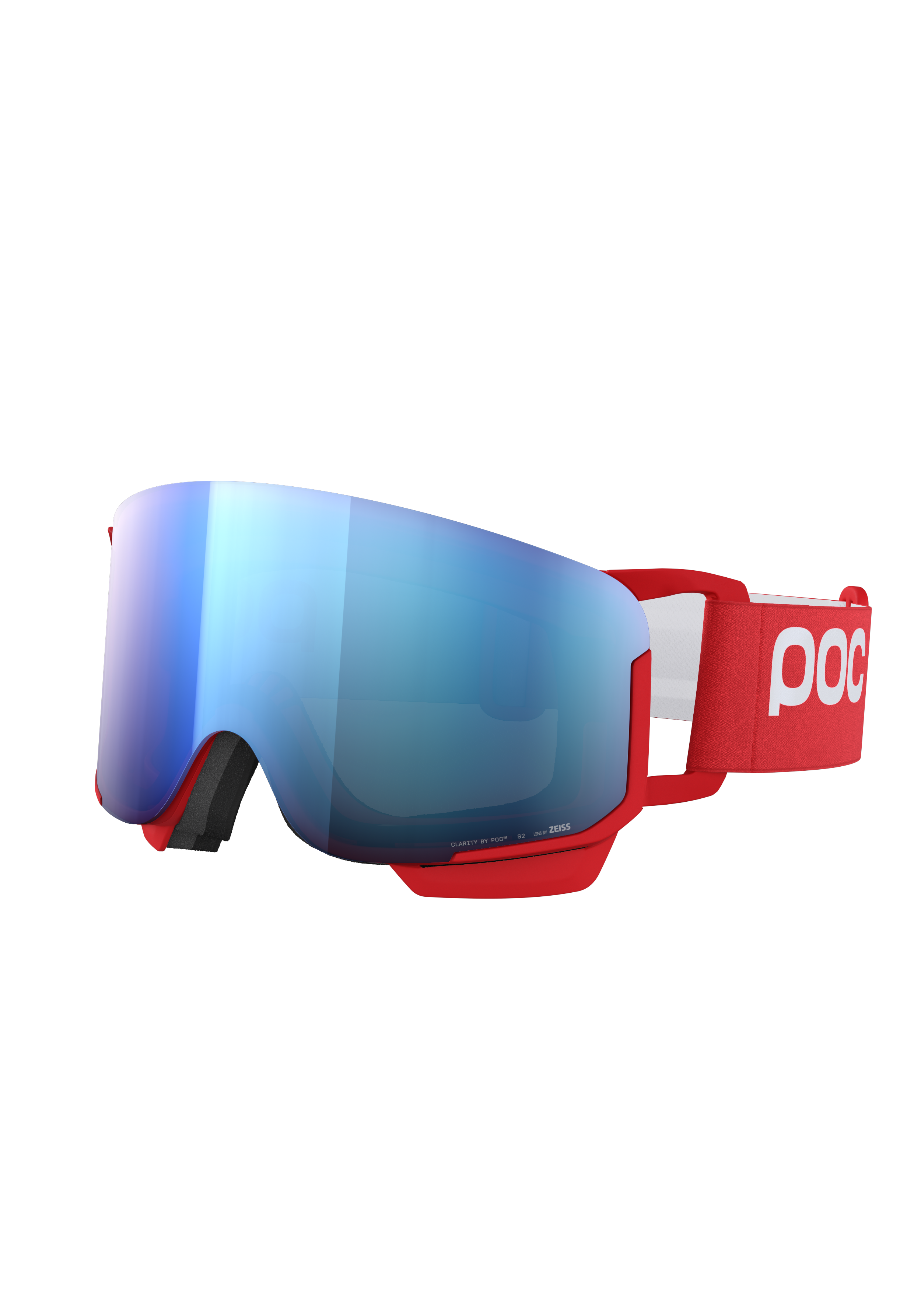 POC - POC - Nexal Mid WF Ski Goggle - Ski Goggles - Red - Wide Fit - Ski Goggles - Red - Wide fit
