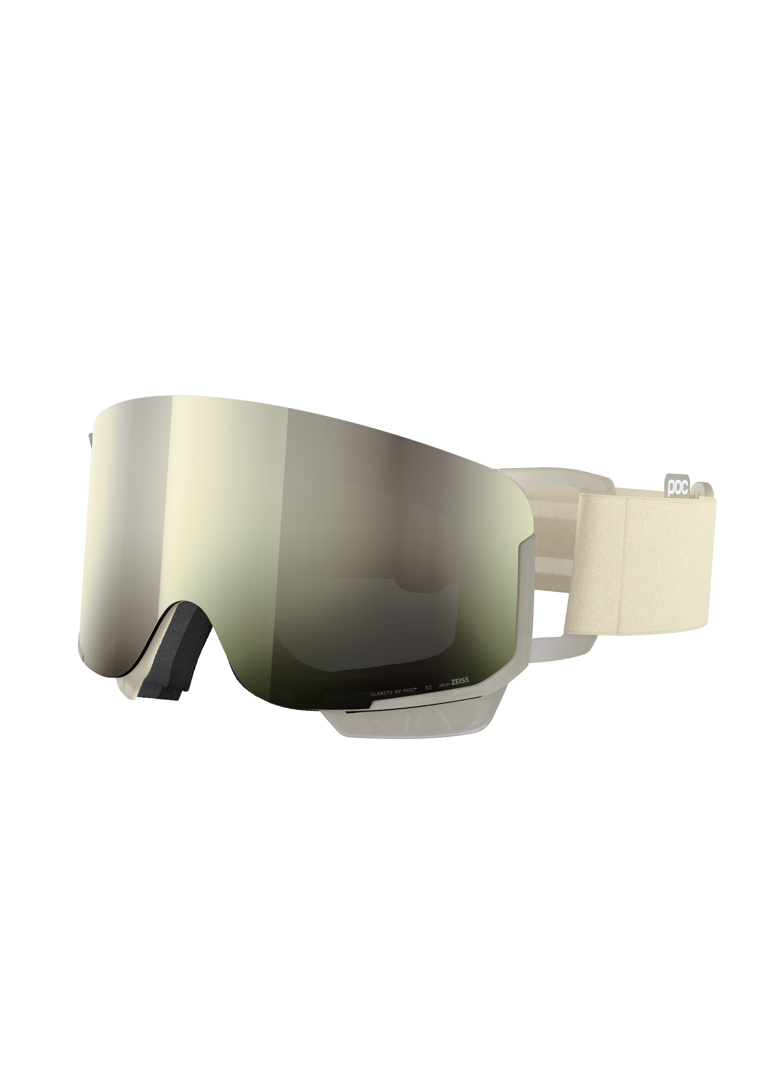 POC - POC - Nexal Mid WF Ski Goggle - Ski Goggles - White - Wide Fit - Ski Goggles - White - Wide fit