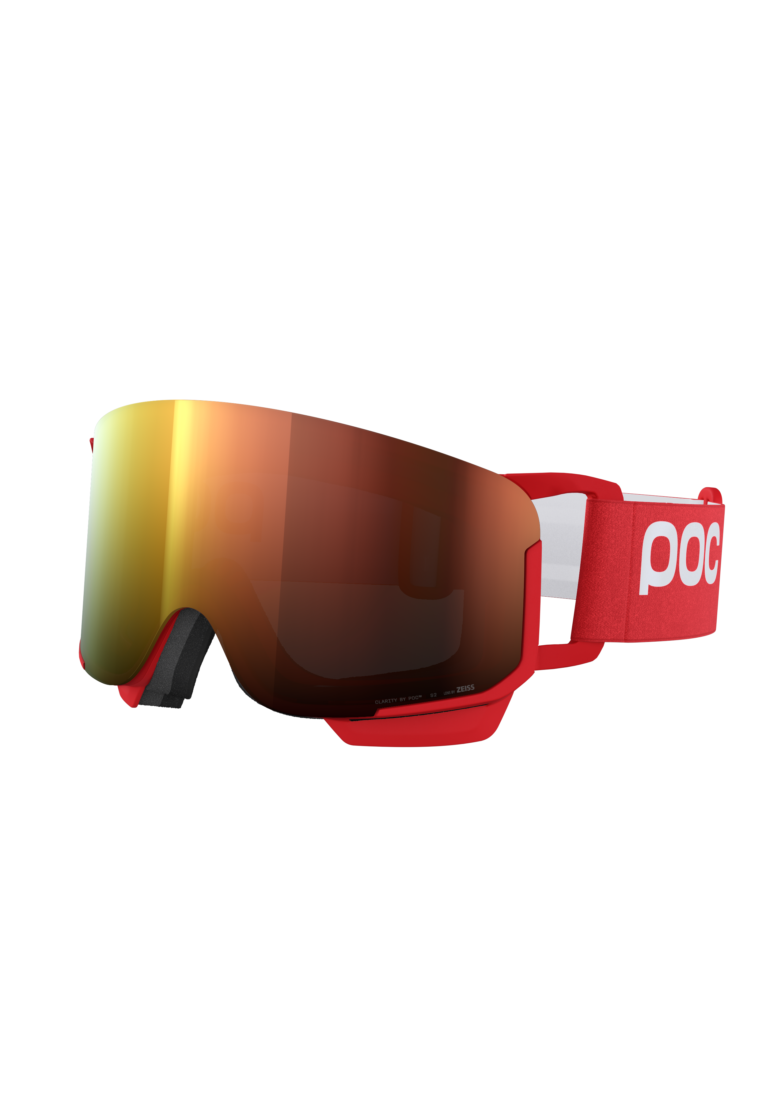 POC - POC - Nexal Mid WF Ski Goggle - Ski Goggles - Red - Wide Fit - Ski Goggles - Red - Wide fit