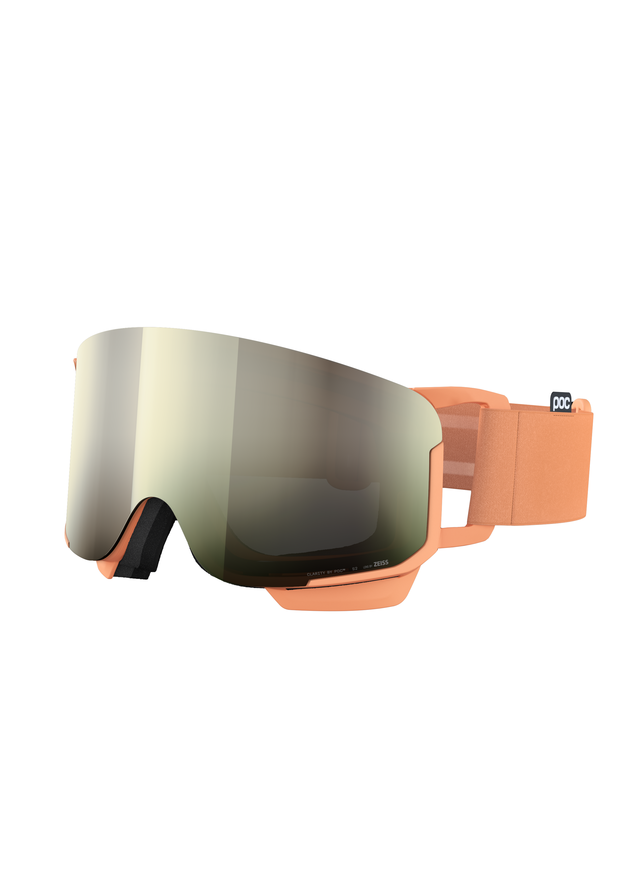 POC - POC - Nexal Mid WF Ski Goggle - Ski Goggles - Orange - Wide Fit - Ski Goggles - Orange - Wide fit